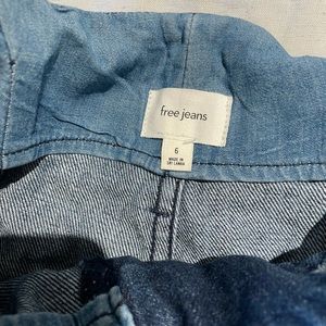 Aritzia Wilfred free high rise jean shorts